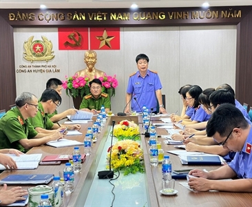 Viện KSND huyện Gia Lâm trực tiếp kiểm sát việc tiếp nhận, thụ lý, giải...